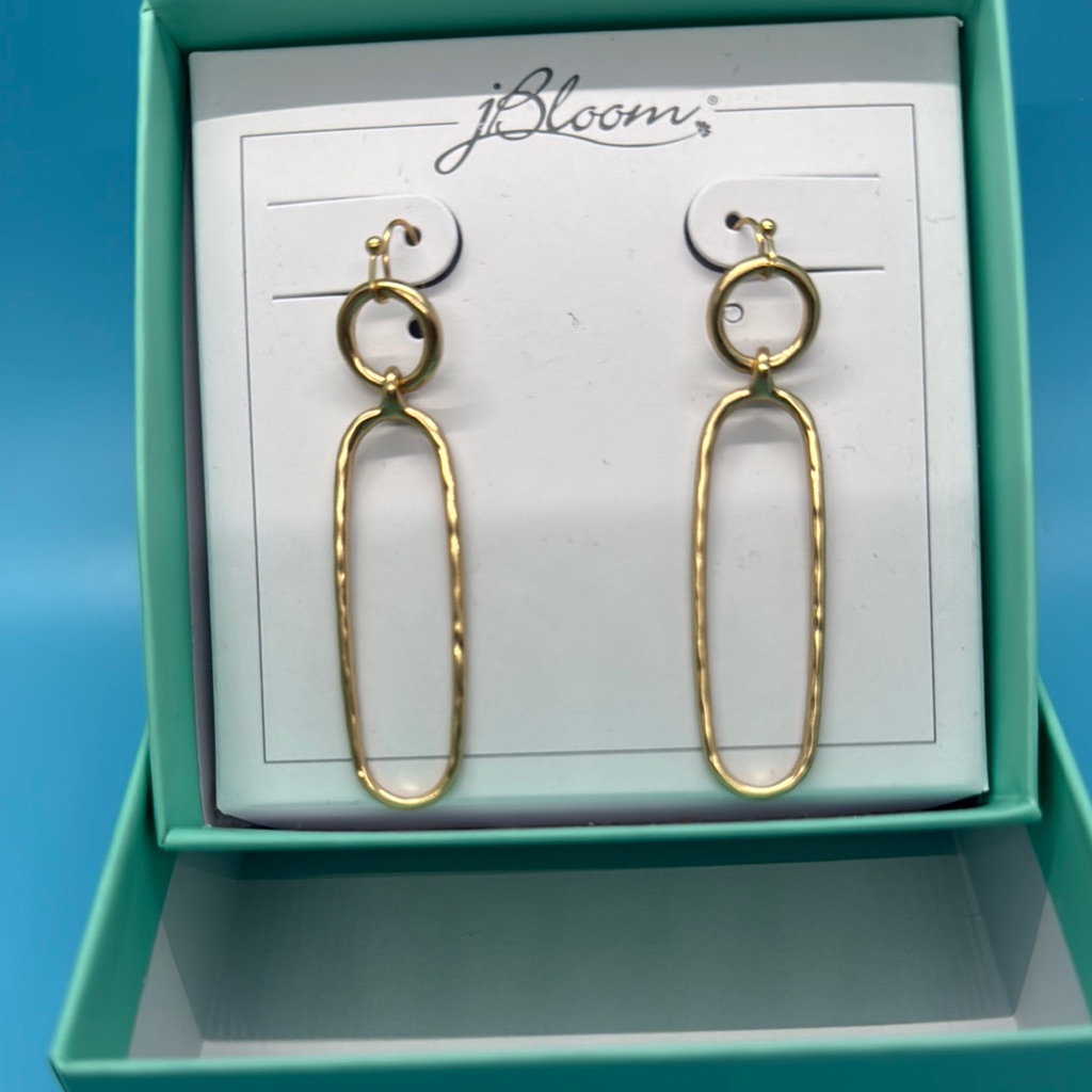 Jbloom Gold Minimalist Dangle Earrings